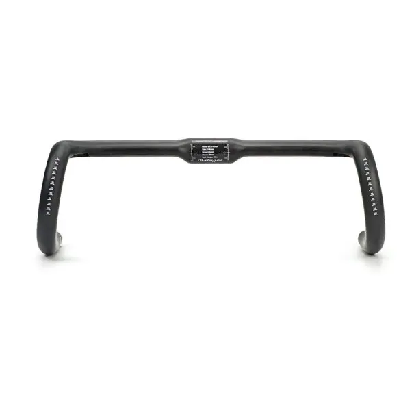 Silniční karbonová řídítka lehká konstrukce 430 mm šířka 385 mm horní úchop karbon černá pro silniční a gravel kola Novinka