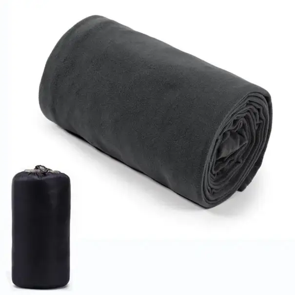Spací pytel 180 x 80 cm, skládací průměr 14 cm, výška 29 cm, vložka do spacího pytle, úložný vak, Terylen, Fleecová tkanina Autentický