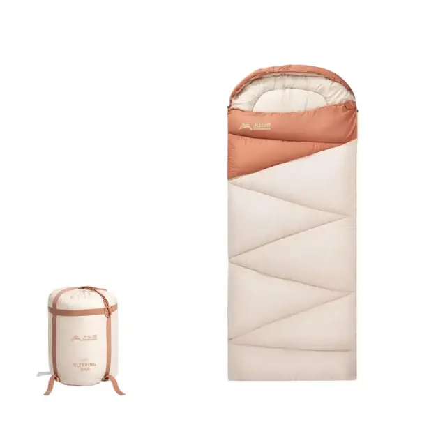 Spací pytel 190+30 x 85 cm, 210T polyesterová houba, výplň Dutá bavlna, Komfortní teplota -8~2 ℃, Hmotnost 3,0 kg, Merunková barva Časově Omezené