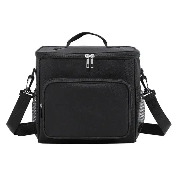 Nejlepší Cena Termo taška s přihrádkami 17x26x24 cm Na zip Přenosná obědová taška Neutrální barvy Izolační taška na jídlo a nápoje Praktická organizace