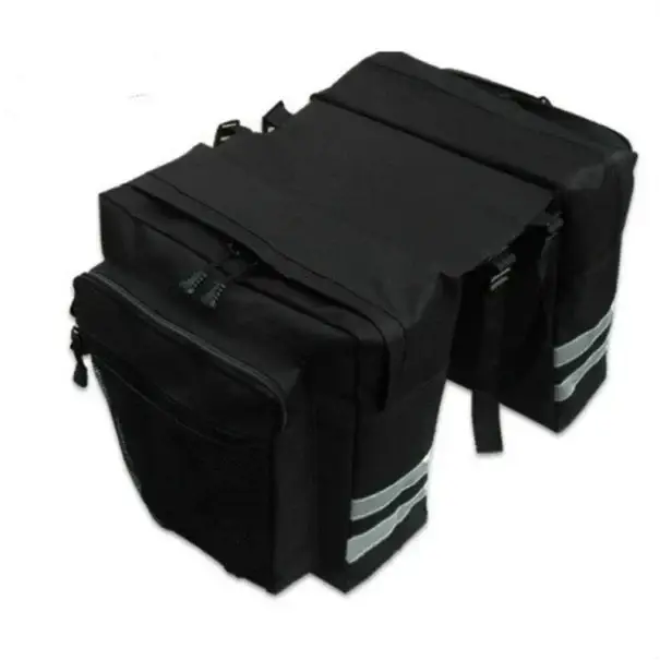 Zadní cyklistická brašna 31,5 x 31,5 x 23 x 16 cm Nylon Voděodolná Oboustranná taška na nosič kola Objednat Nyní