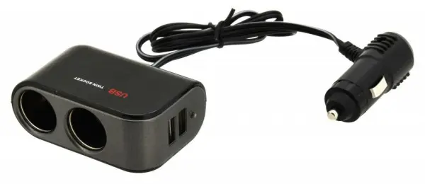 Objednat Nyní Rozdvojka 12/24V, 2x USB 2100mA