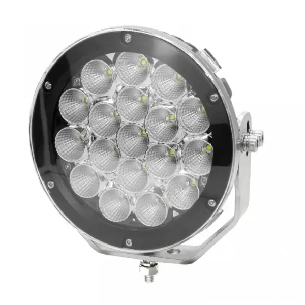 Autentický Svítilna pracovní LED - přídavný světlomet - průměr 170 mm, 10-60V, 18 CREE LED, 90W, 5300Lm