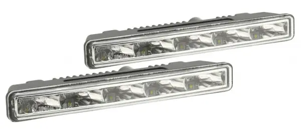 Světla denního svícení 5 HIGH POWER LED 12V/24V, 185x23x55mm Rychlé Dodání