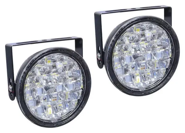 Světla pro denní svícení 18LED 12V kulatá Pouze Dnes
