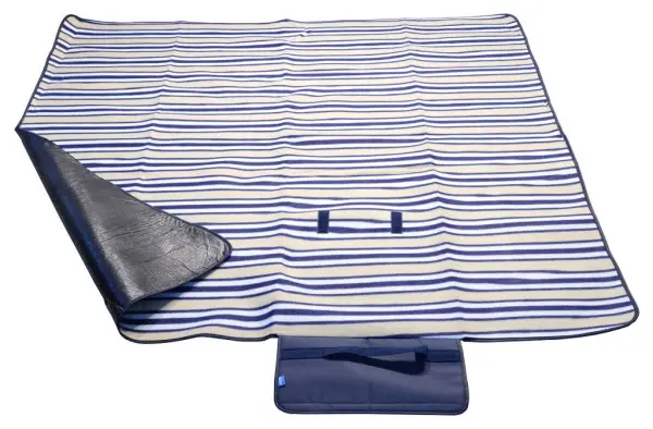 Deka pikniková FLEECE 150x135cm modrá Rychlé Dodání