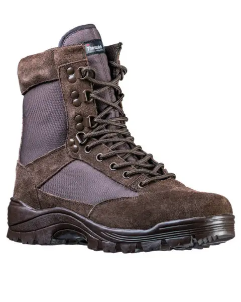 Boty Tactical hnědé, zip vel.46 Cenová Bomba