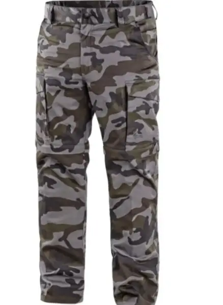 Pouze Dnes Kalhoty CXS CAMO, pánské, maskáčové, s odepínacími nohavicemi, vel. 54