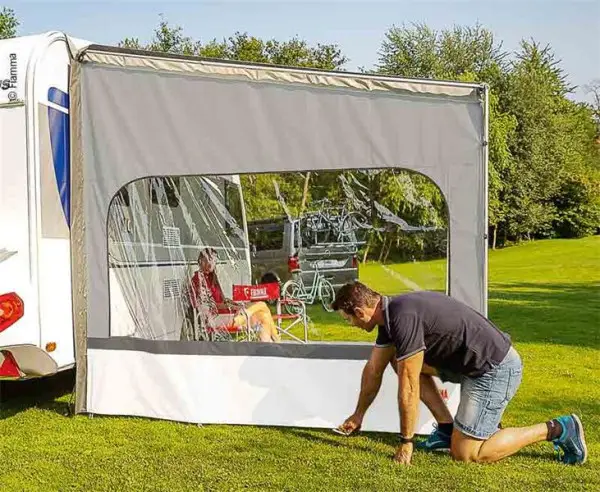 Rychlé Dodání Boční stěna s oknem pro markýzu – Fiamma Side W Pro Caravanstore XL