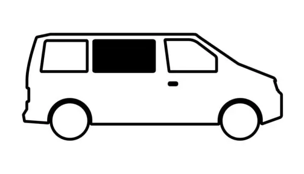 Boční pevné okno CARBEST pro Mercedes Benz Vito (2004-2014) krátký i dlouhý rozvor, přední pravé, 1096x565mm, tonované Jen Po Omezenou Doba
