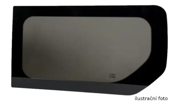 Přímo Od Výrobce Boční pevné okno CARBEST pro Mercedes Benz Sprinter, VW Crafter (2007-2018) krátký i dlouhý rozvor, prostřední levé, 1422x766mm, tonované