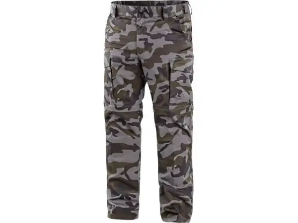 Cenový Hit Kalhoty CXS CAMO, pánské, maskáčové, s odepínacími nohavicemi, vel. 50