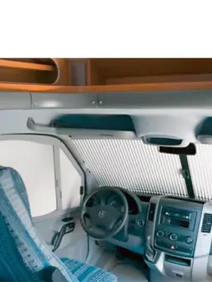 Zlevněný Zatemňovací žaluzie na přední okno REMIfront III pro Mercedes Sprinter/Crafter (2007-) šedá
