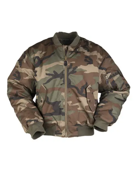 Nejprodávanější Bunda US MA1 bomber WOODLAND 3XL