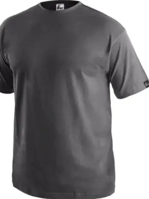 Zlevněný Tričko CXS-DANIEL, 100% bavlna, šedé, vel. 3XL, CANIS