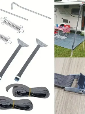 Značkový Sada popruhů pro markýzy, větruodolných