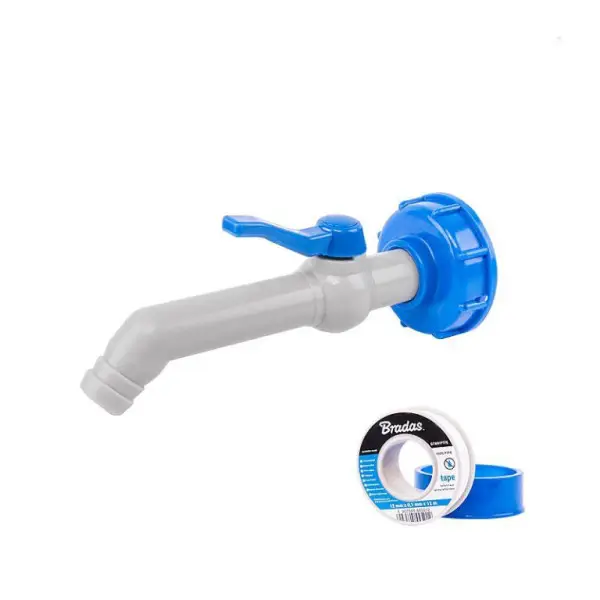 Bezpečná Platba Kohoutek PP 45° na hadici pro 25mm s PTFE páskou