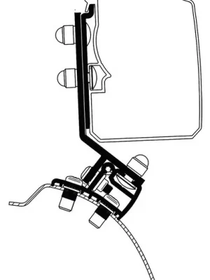 Adaptér Thule T 3200 PSA Minivan Fixed (LHD), 2 kusy Omezená Nabídka