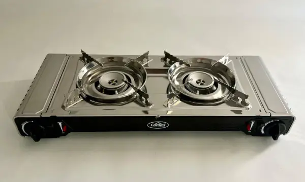 Nejlepší Volba Vařič plynový kartušový GOURMET 2-plamenný s pojistkou zapalování