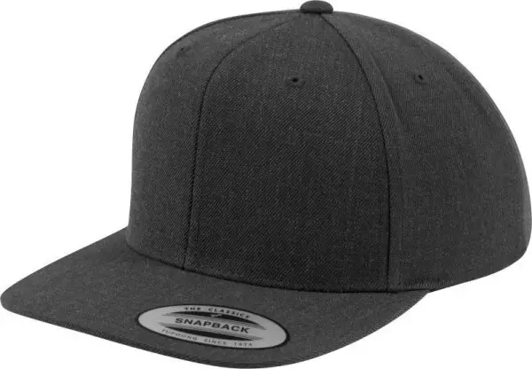 Horká Nabídka Čepice kšiltovka Snapback, FLEXFIT Yupoong baseballová, tvamě šedá