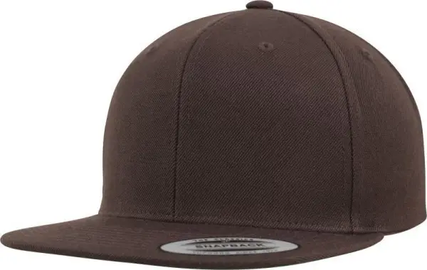 Horká Nabídka Čepice kšiltovka Snapback, FLEXFIT Yupoong baseballová, tmavě hnědá