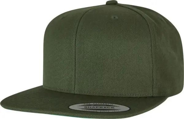 Cenově Výhodný Čepice kšiltovka Snapback, FLEXFIT Yupoong baseballová, olivově zelená