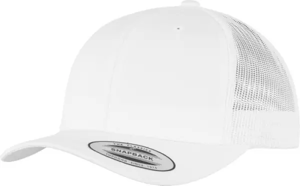 Aktuální Čepice kšiltovka FLEXFIT Yupoong, Trucker, síťkovaná, bílá