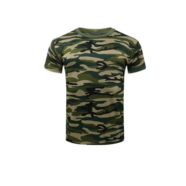 Levný Tričko krátký rukáv maskáčové, multicam green, vel. L, Smilodon