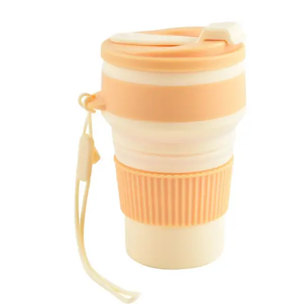 Originální Hrnek skládací 350ml, oranžový, Kamper