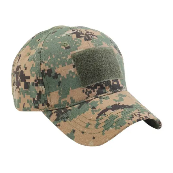 Kšiltovka taktická outdoorová, digital woodland, 65% polyester, 35% bavlna, Kamper Výhodná Nabídka