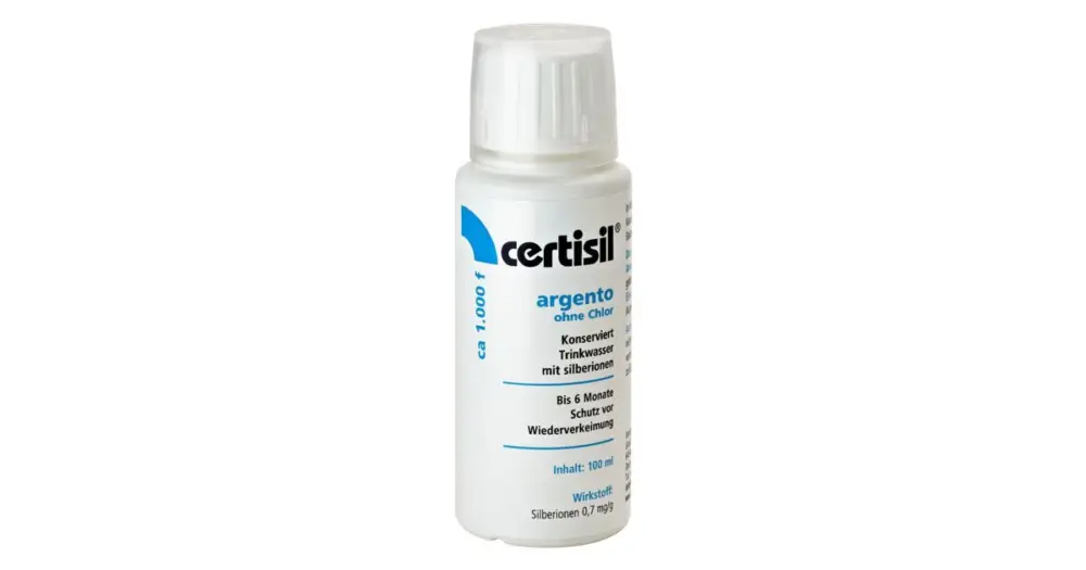 Poslední Šance Konzervace pitné vody Certisil Argento 1000 F 100 ml