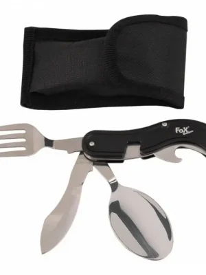 Speciální Cena FOX OUTDOOR Cestovní rozkládací příbor 4 v 1