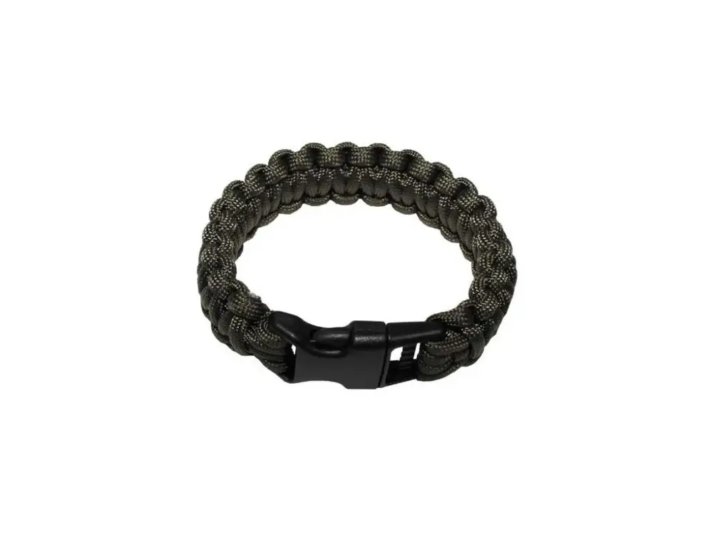 Bezpečná Platba Náramek Max-Fuchs Paracord 23 mm (plast. spona) Olive