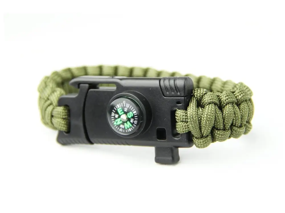 Originální PARACORD multifunkční náramek KHAKY