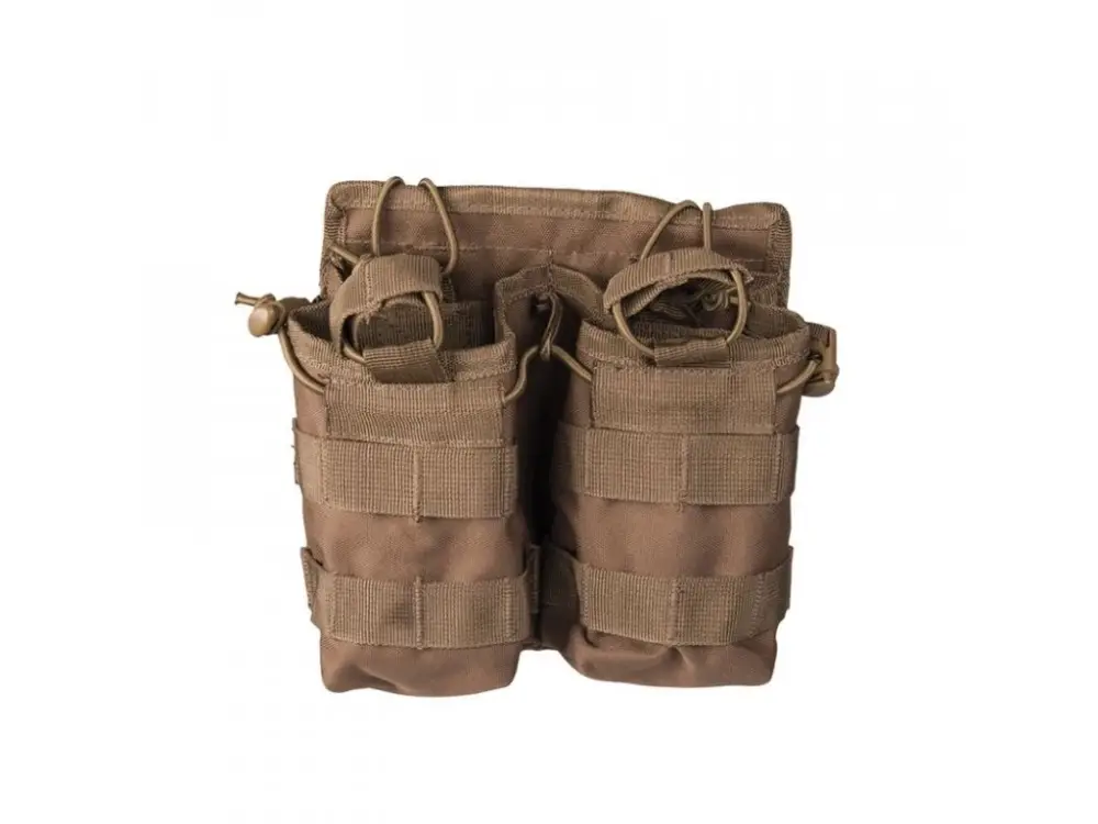 Vrácení Zdarma Sumka MIL-TEC dvojitá MOLLE "OPEN TOP" Dark Coyote
