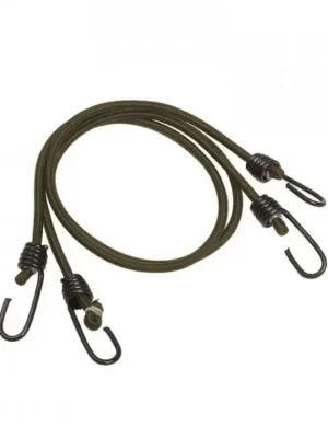 Šňůra MIL-TEC elastická s háčky "Gumicuk" Olive - 1 pár Levný