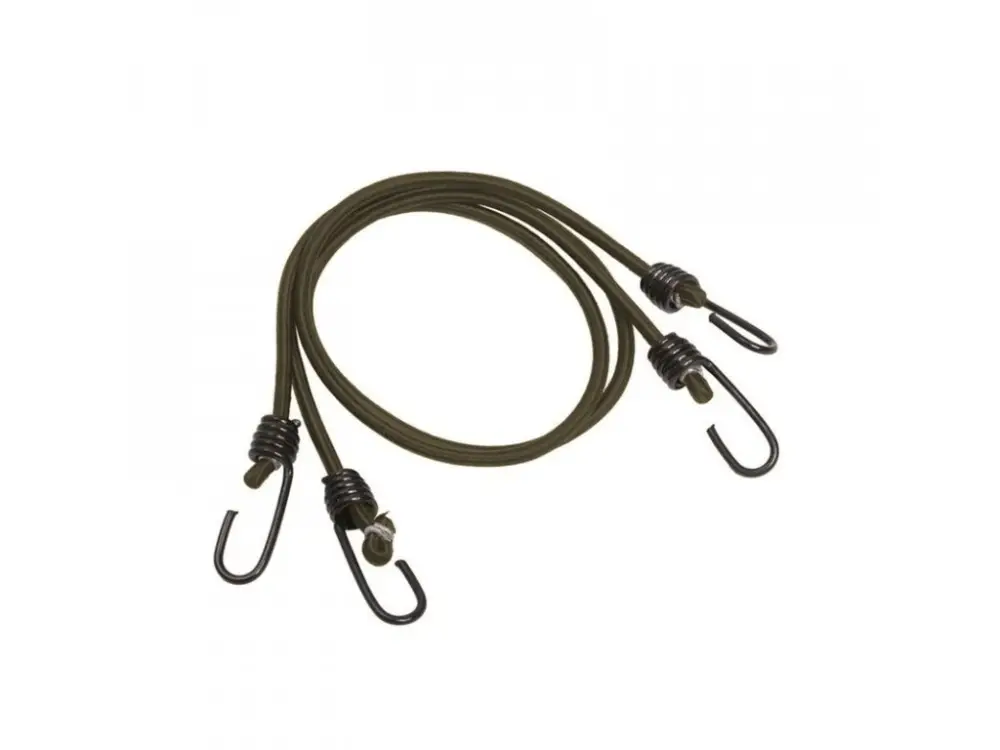 Šňůra MIL-TEC elastická s háčky "Gumicuk" Olive - 1 pár Levný