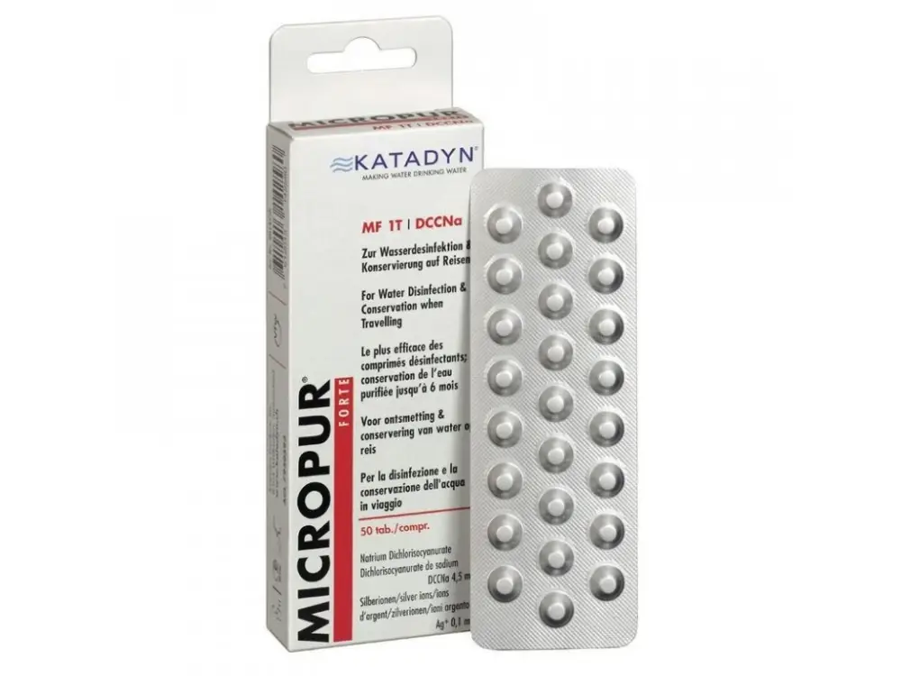 Aktuální Dezinfekce vody Katadyn - tablety Micropur Forte MF 1T 50 tablet
