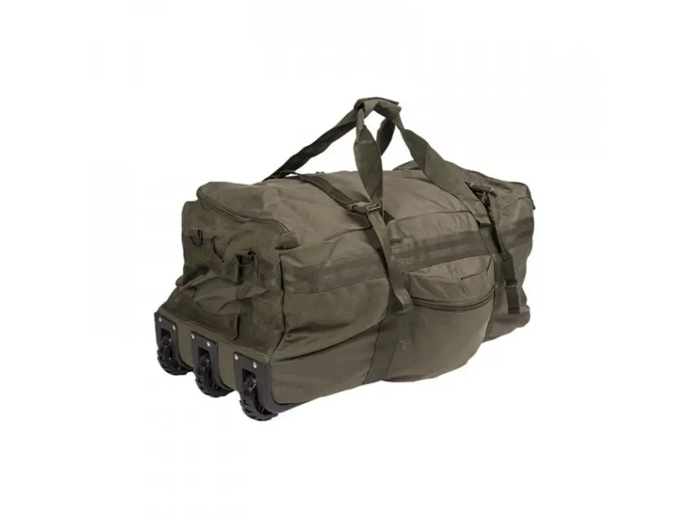Bojový vak na výstroj s kolečky MIL-TEC 118l Olive Akční Cena