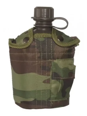 Láhev polní MIL-TEC US s pitítkem Woodland Zlevněný