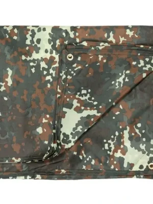 Nová Kolekce Plachta Max-Fuchs lehká víceúčelová 300 x 500 cm Flecktarn