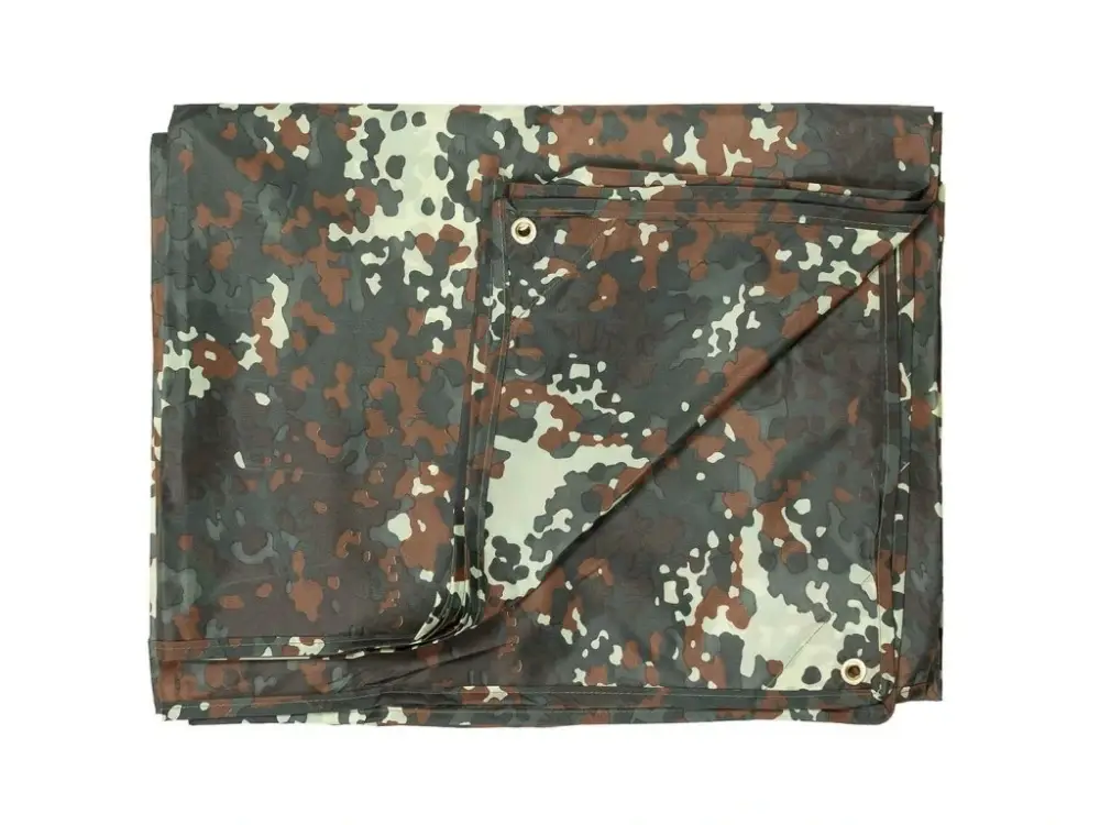 Nová Kolekce Plachta Max-Fuchs lehká víceúčelová 300 x 500 cm Flecktarn
