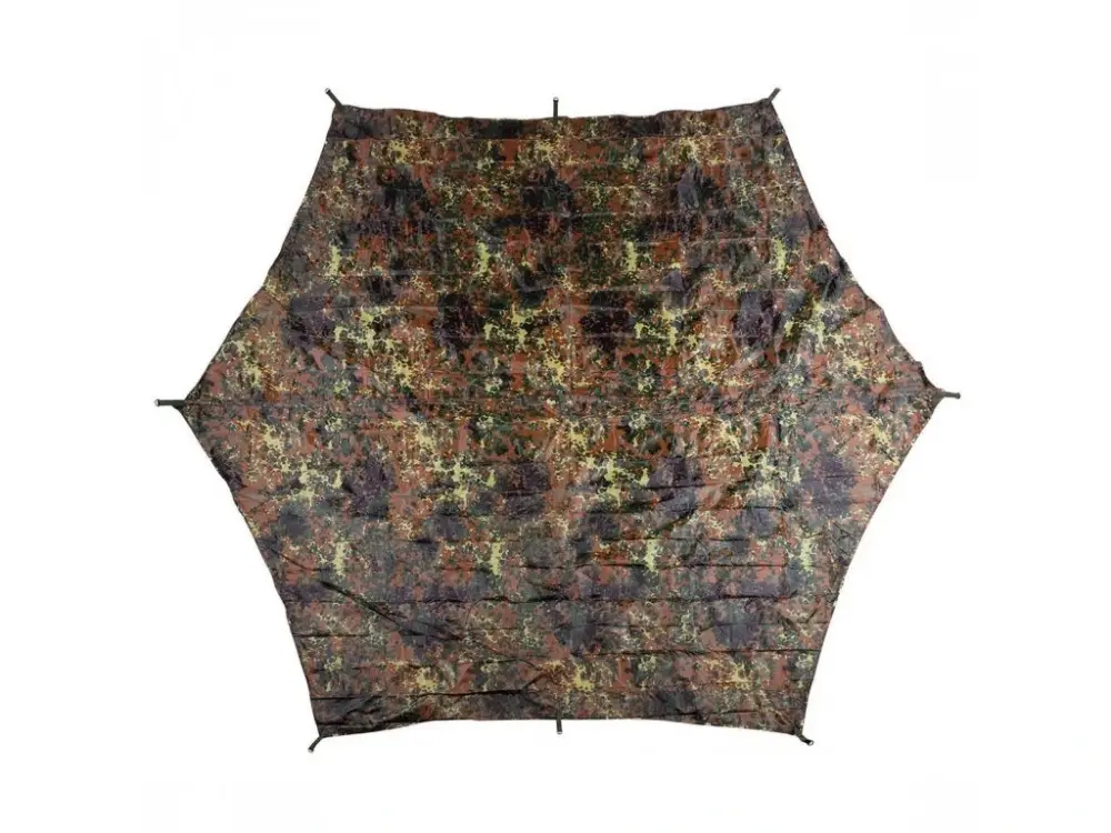 Plachta Max-Fuchs "Hexagon-Tarp" 340 x 310 cm Flecktarn Cenový Hit
