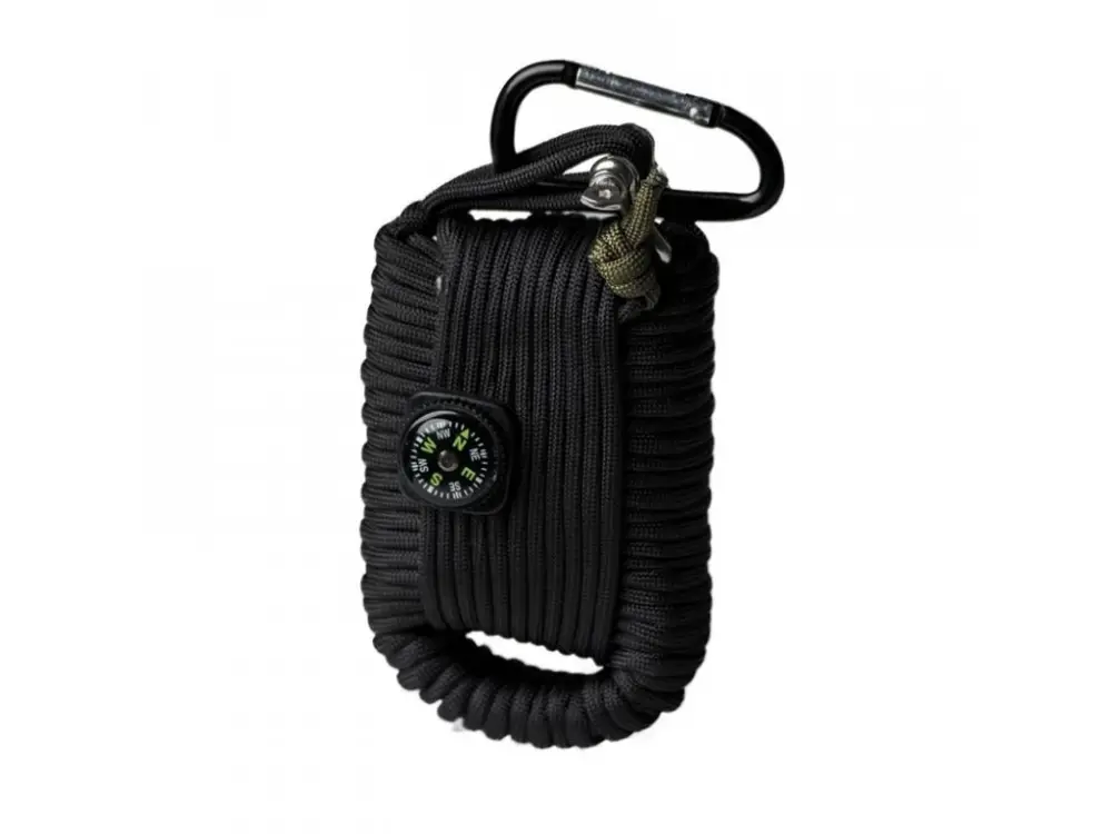 Set pro přežití MIL-TEC Paracord Černý - velký Jen Po Omezenou Doba