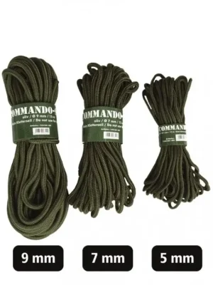 Šňůra MIL-TEC Commando 7mm Olive Nejlepší Cena
