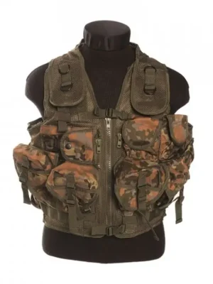 Bezpečná Platba Taktická vesta MIL-TEC 9 kapes Flecktarn