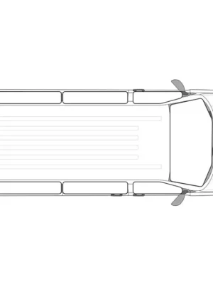 Vnitřní termoclona pro zadní okno/zadní dveře Ford Transit Ověřený
