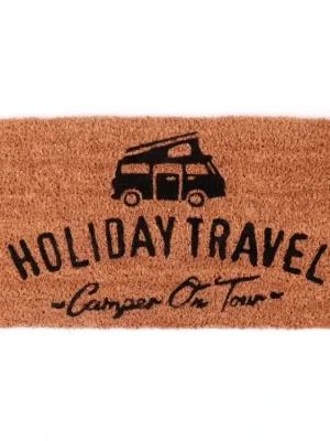 Kokosová rohožka HOLIDAY TRAVEL s potiskem 50x25 cm Jen Po Omezenou Doba