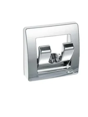 Nová Kolekce Háček na kabát chrom se 2 háčky, 58x58x13mm, volný
