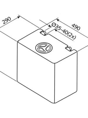 Univerzální nádrž na vodu, 50 litrů - EV 1004 Nakupujte Hned